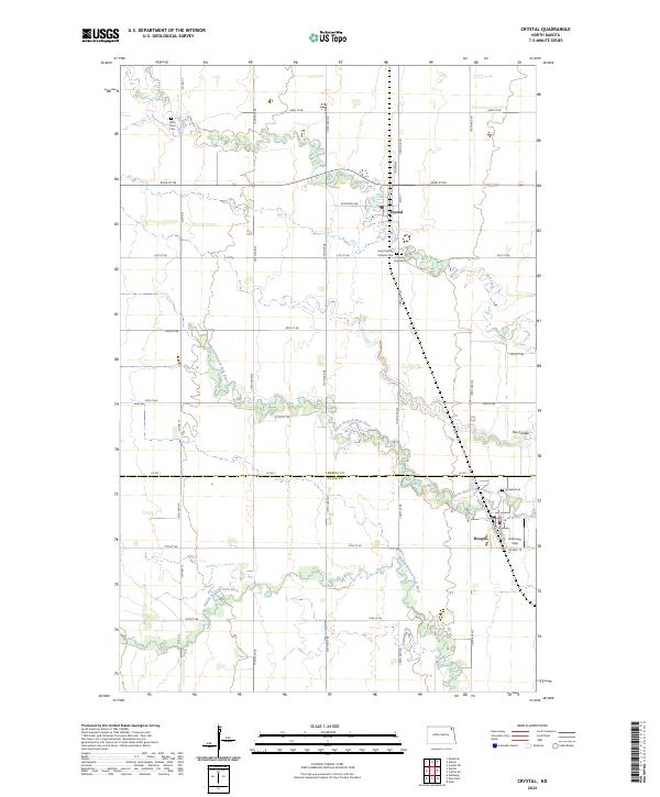 USGS Topographic Map – Crystal