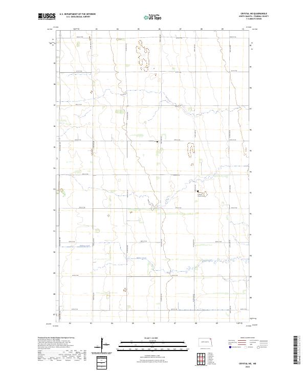 USGS Topographic Map – Crystal NE