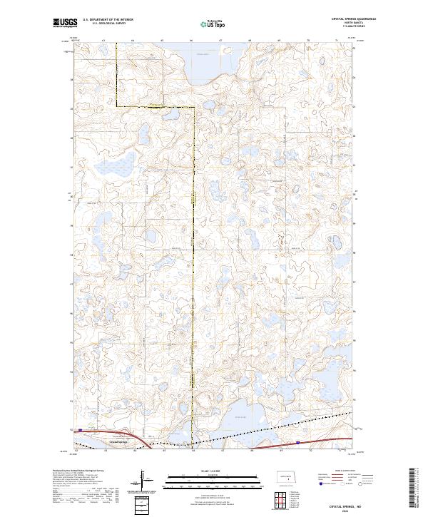 USGS Topographic Map – Crystal Springs