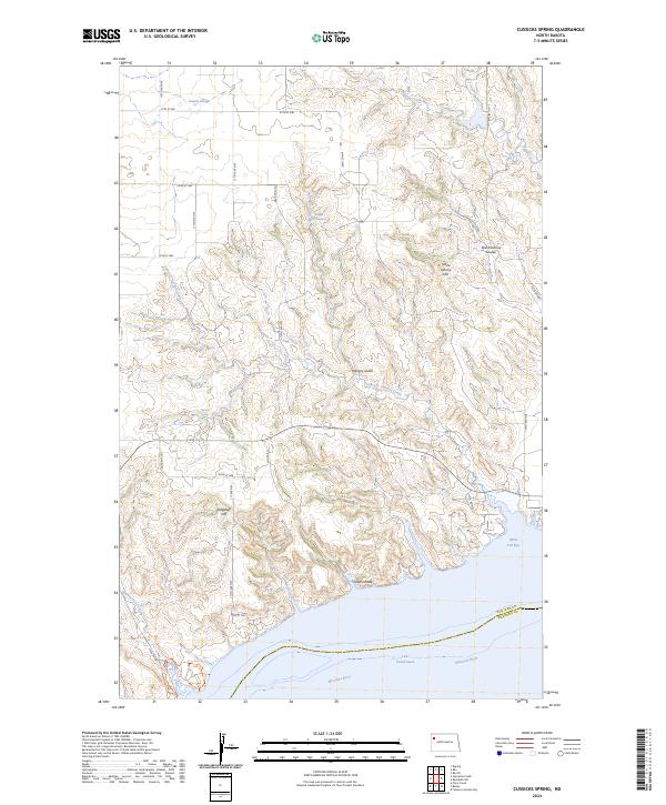 USGS Topographic Map – Cussicks Spring