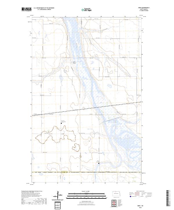 USGS Topographic Map – Deep