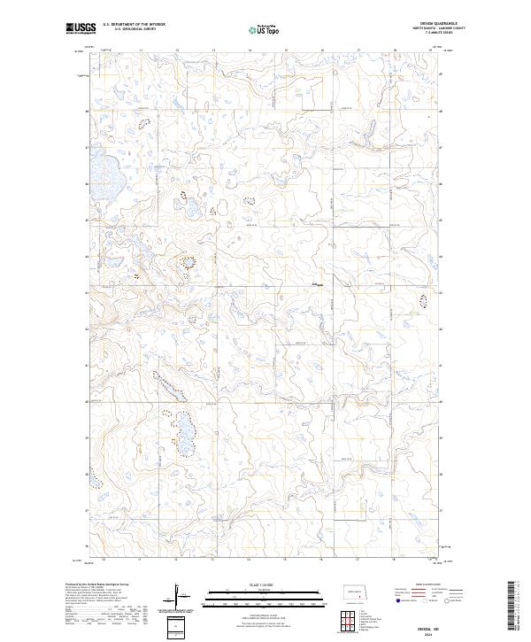 USGS Topographic Map – Deisem