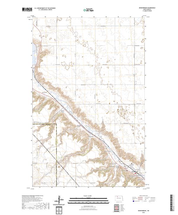 USGS Topographic Map – Donnybrook