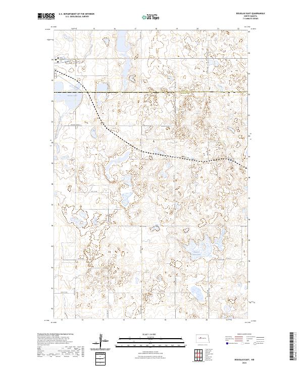 USGS Topographic Map – Douglas East