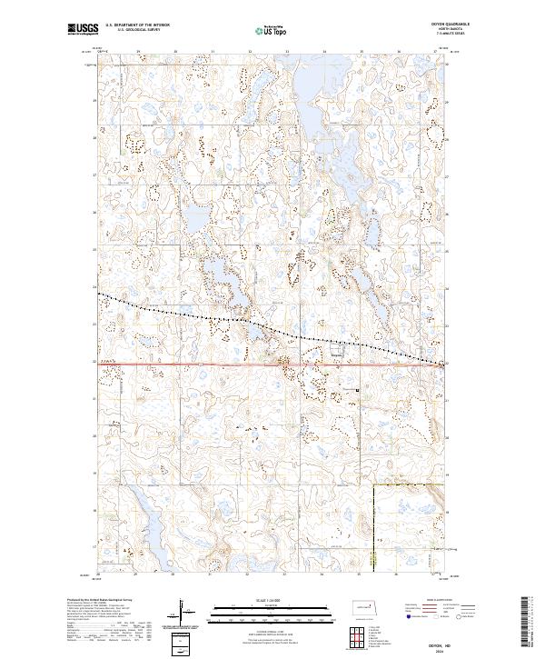 USGS Topographic Map – Doyon