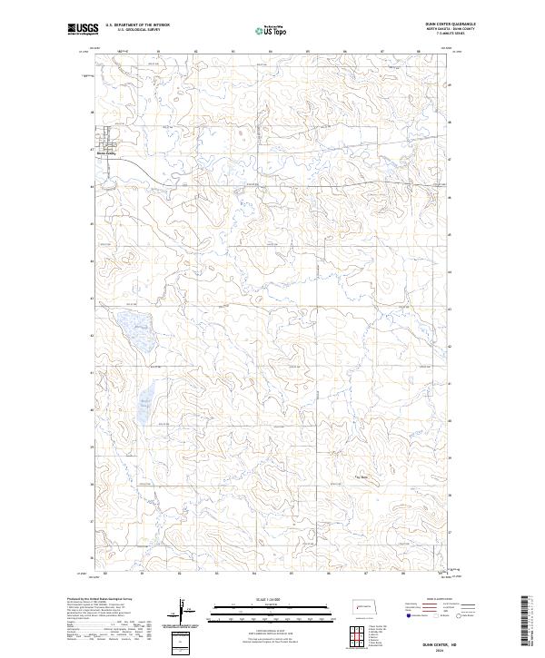 USGS Topographic Map – Dunn Center