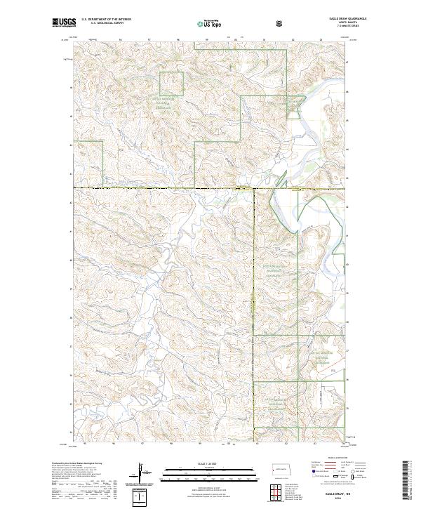 USGS Topographic Map – Eagle Draw