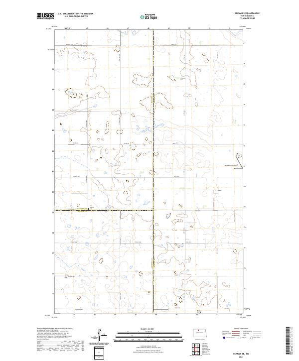 USGS Topographic Map – Eckman SE
