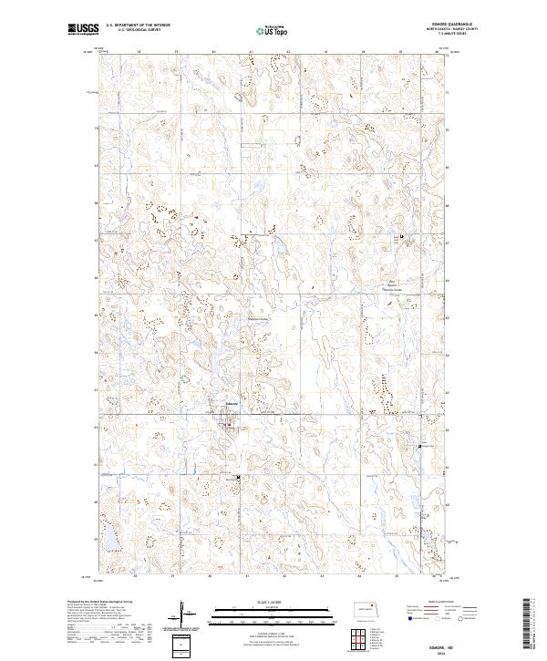 USGS Topographic Map – Edmore