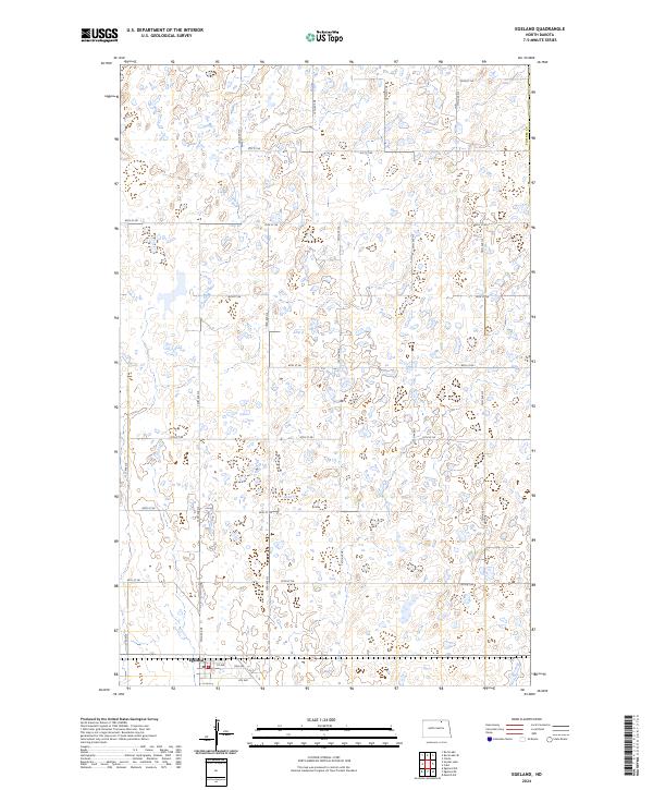 USGS Topographic Map – Egeland