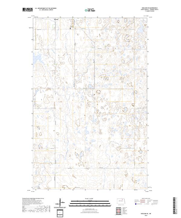 USGS Topographic Map – Egeland SE