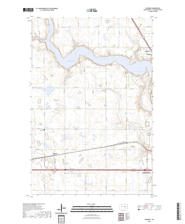 USGS Topographic Map – Eldridge