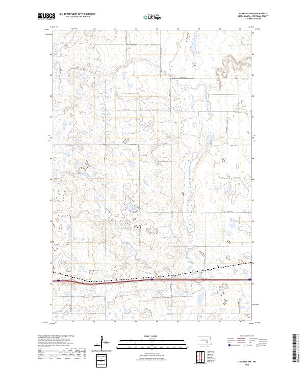 USGS Topographic Map – Eldridge NW