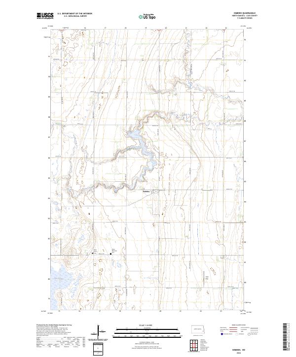 USGS Topographic Map – Embden