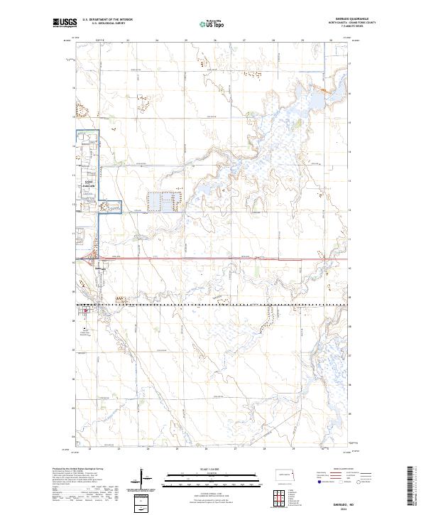 USGS Topographic Map – Emerado