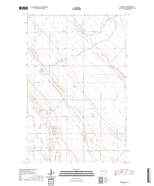 USGS Topographic Map – Emerado SE