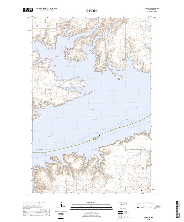 USGS Topographic Map – Emmet SE