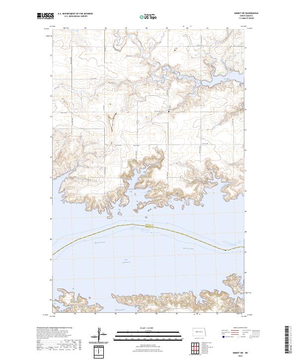 USGS Topographic Map – Emmet SW