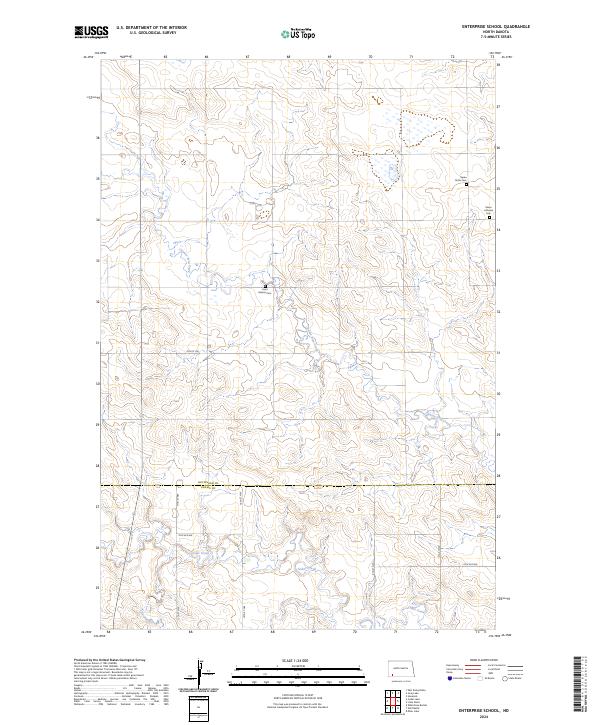 USGS Topographic Map – Enterprise School