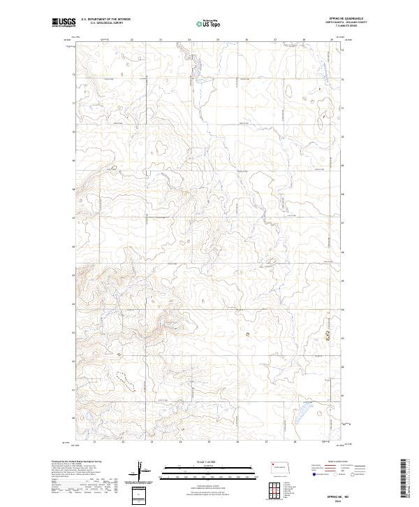 USGS Topographic Map – Epping NE