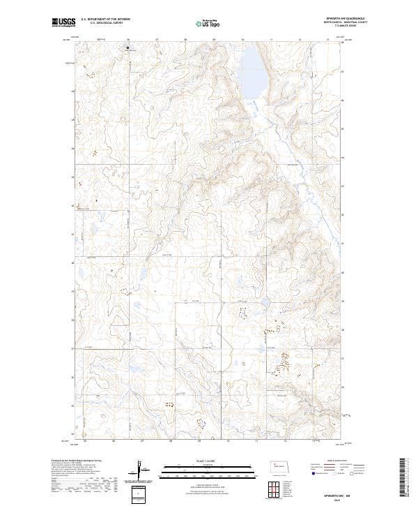 USGS Topographic Map – Epworth NW