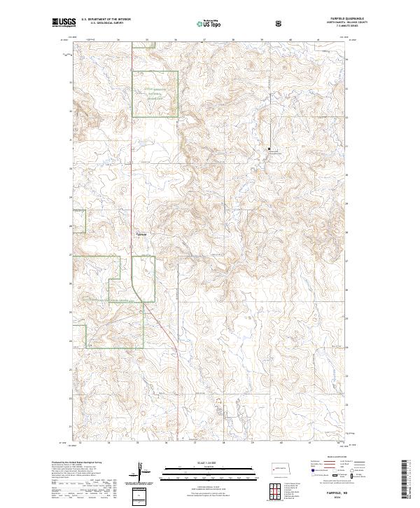 USGS Topographic Map – Fairfield