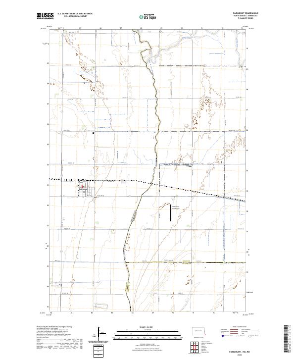 USGS Topographic Map – Fairmount