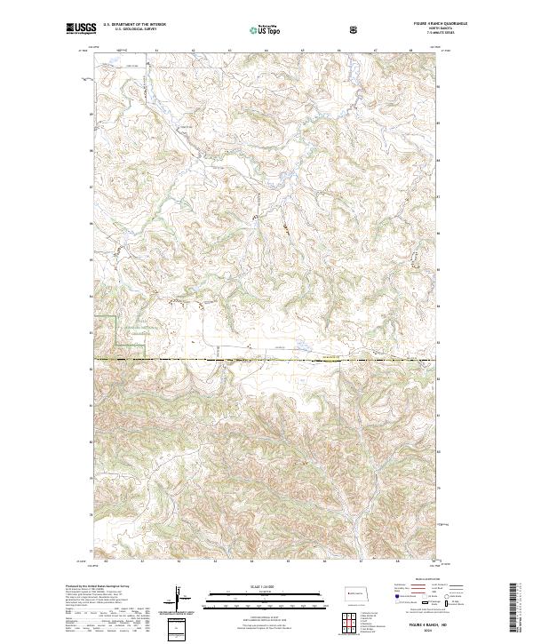 2024 Map of Figure 4 Ranch, 2024 Print