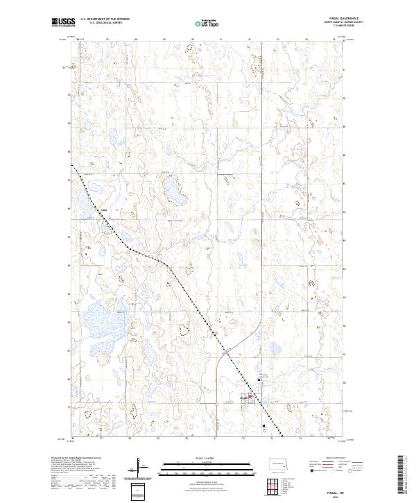USGS Topographic Map – Fingal