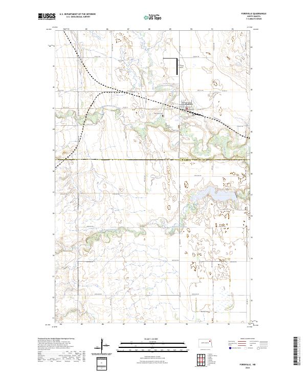 USGS Topographic Map – Fordville