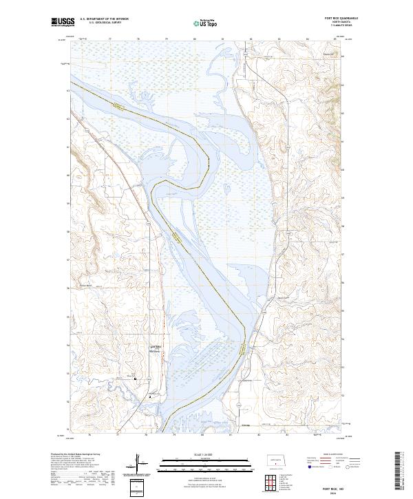 USGS Topographic Map – Fort Rice