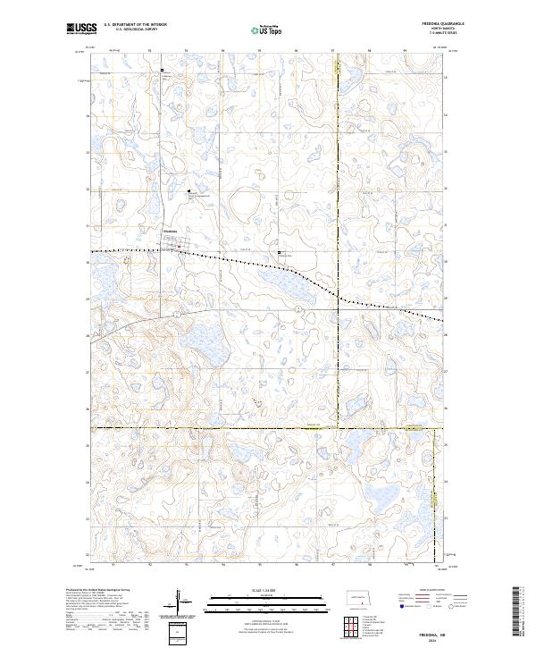 USGS Topographic Map – Fredonia