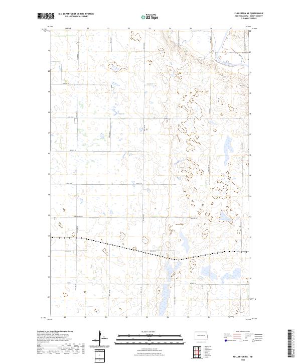 USGS Topographic Map – Fullerton NE