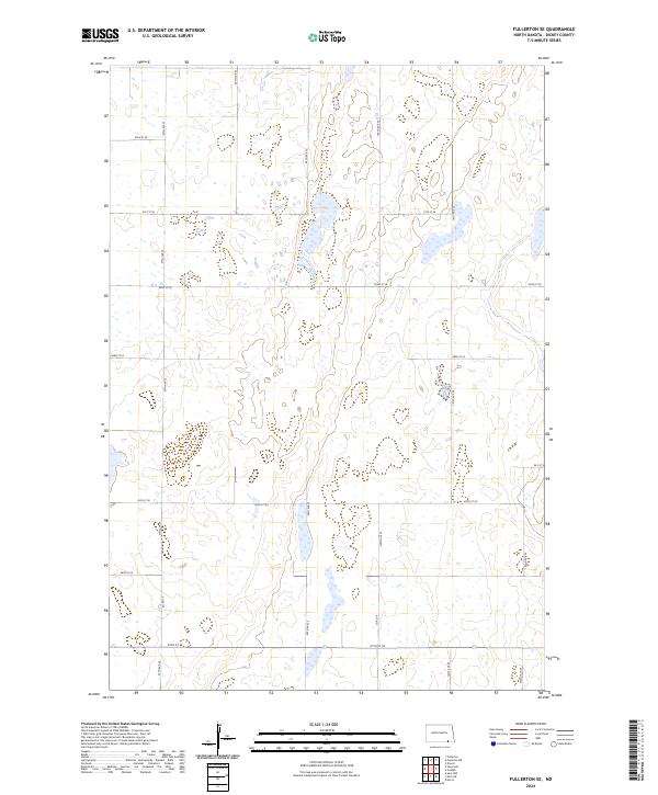 USGS Topographic Map – Fullerton SE