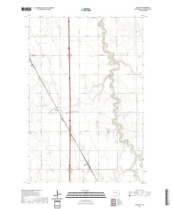 USGS Topographic Map – Galchutt