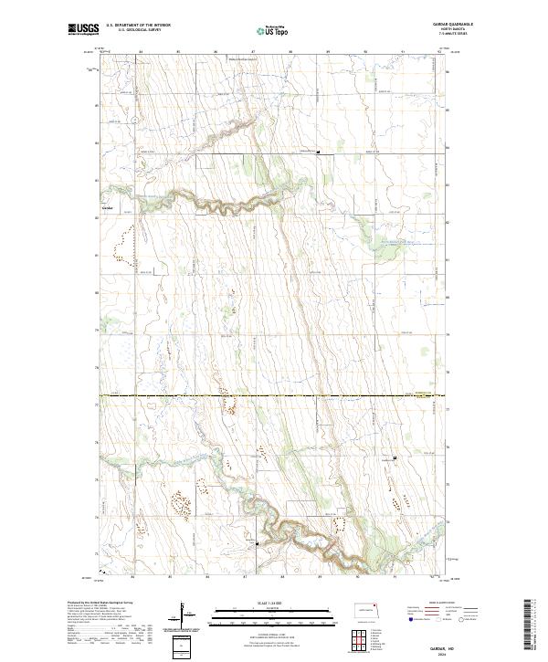 USGS Topographic Map – Gardar