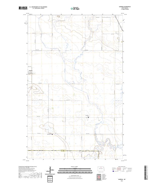 USGS Topographic Map – Gardena