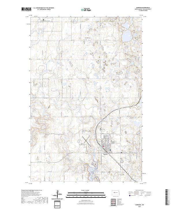 USGS Topographic Map – Garrison
