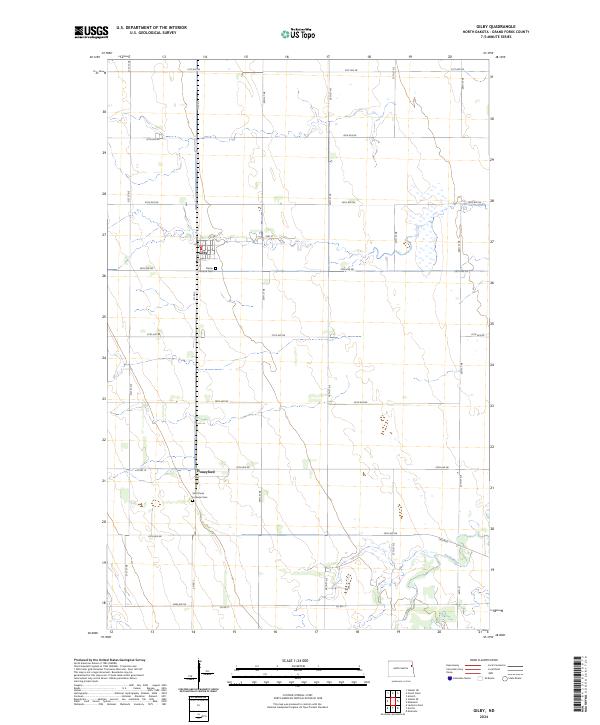 USGS Topographic Map – Gilby