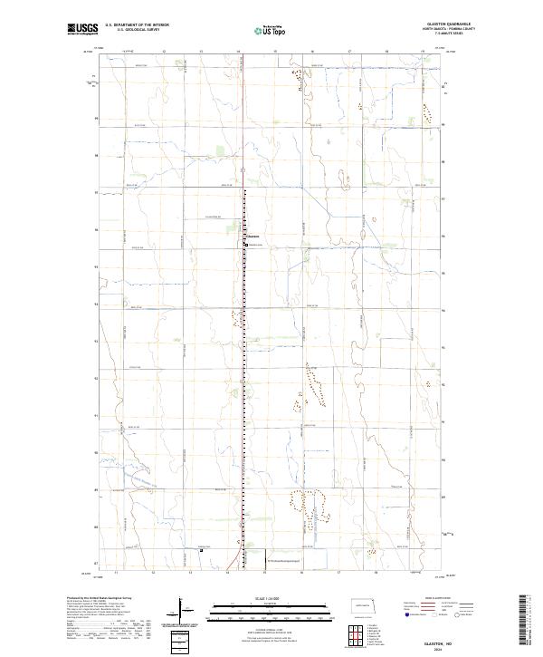 USGS Topographic Map – Glasston