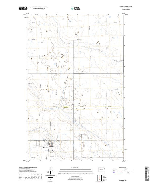 USGS Topographic Map – Glenburn