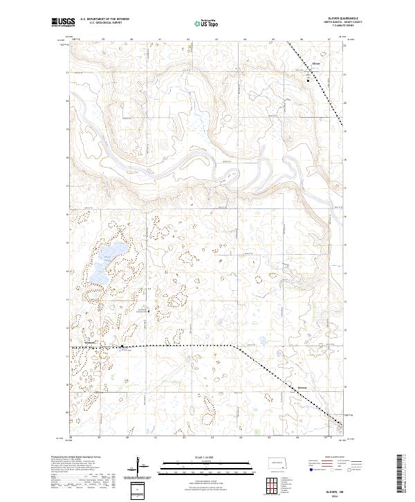 USGS Topographic Map – Glover