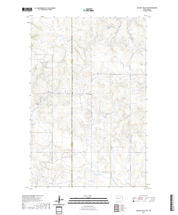 USGS Topographic Map – Golden Valley NW