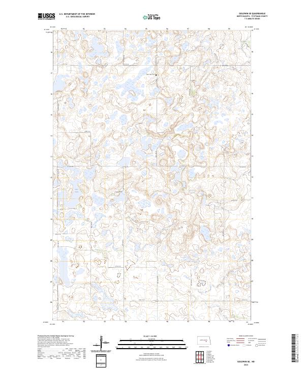 USGS Topographic Map – Goldwin SE