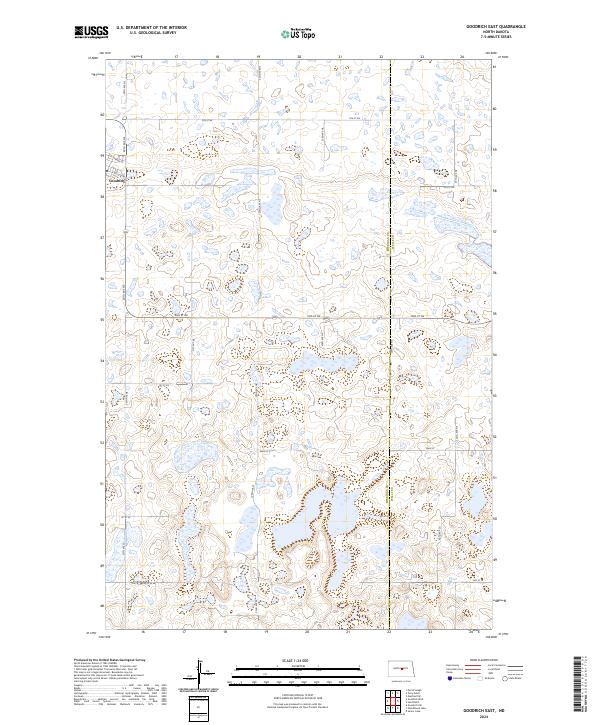 USGS Topographic Map – Goodrich East