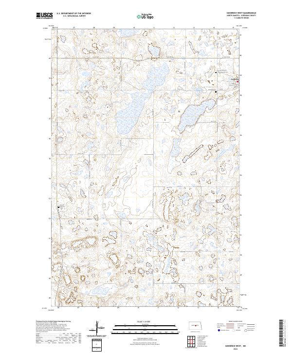 USGS Topographic Map – Goodrich West