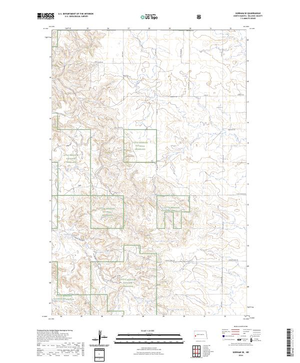 2024 Map of Gorham SE, 2024 Print