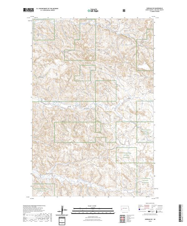 USGS Topographic Map – Gorham SW