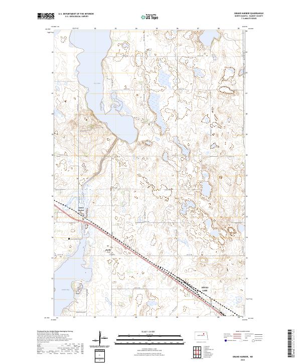 USGS Topographic Map – Grand Harbor