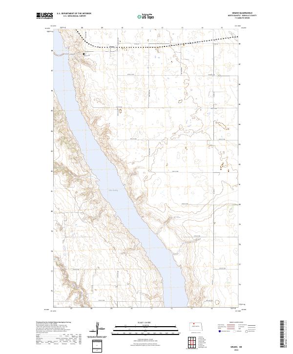 USGS Topographic Map – Grano